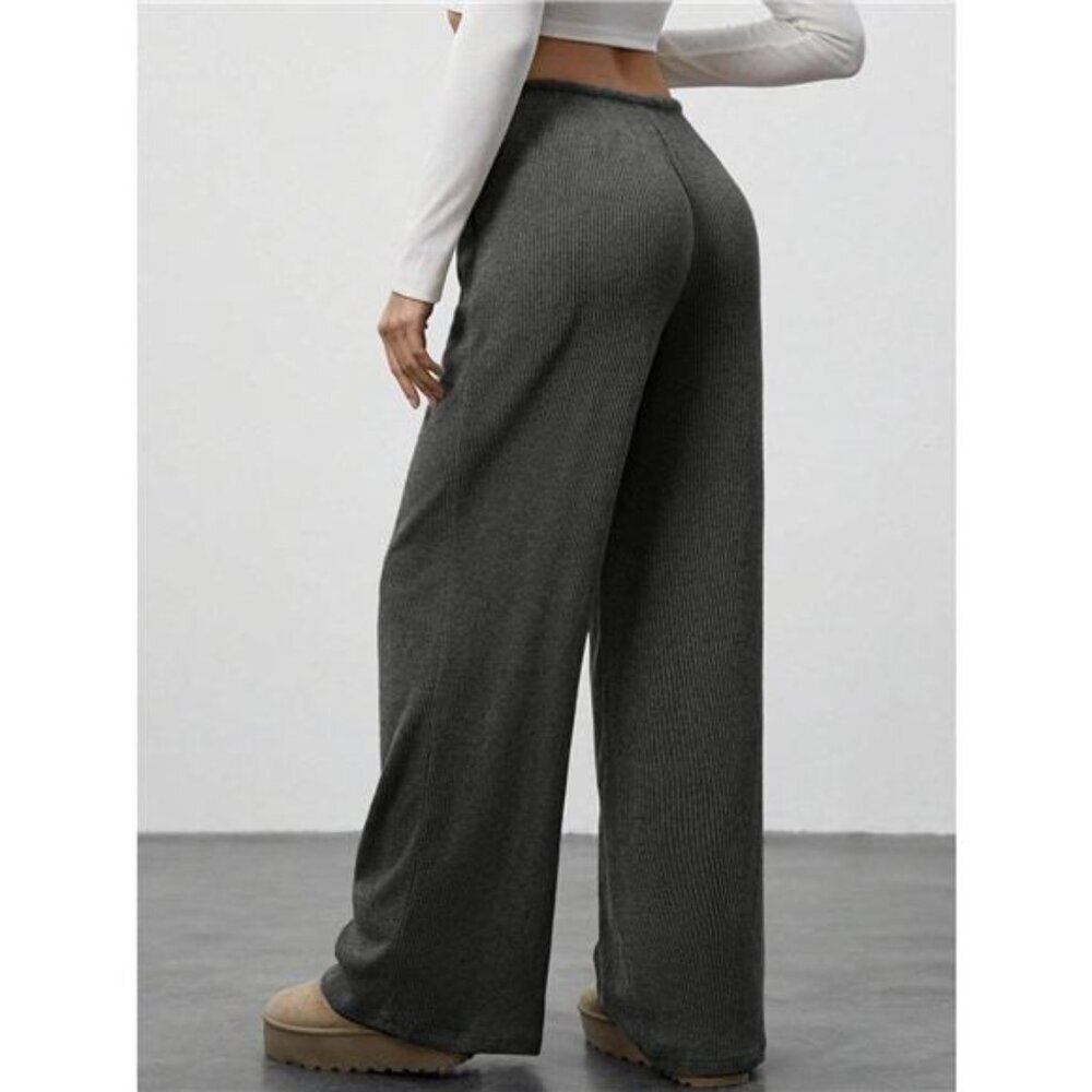 Relaxed Fit Wide Leg Pants - Picture 14 of 16